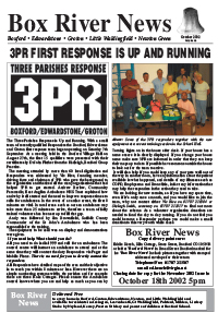Boxford River News October 2002